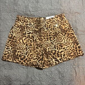 NWT I.N.C. International Concepts Cheetah Print Shorts | Size 12